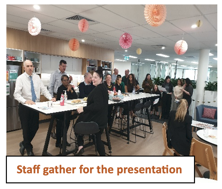 Presentation to Johnston Grocke Staff
