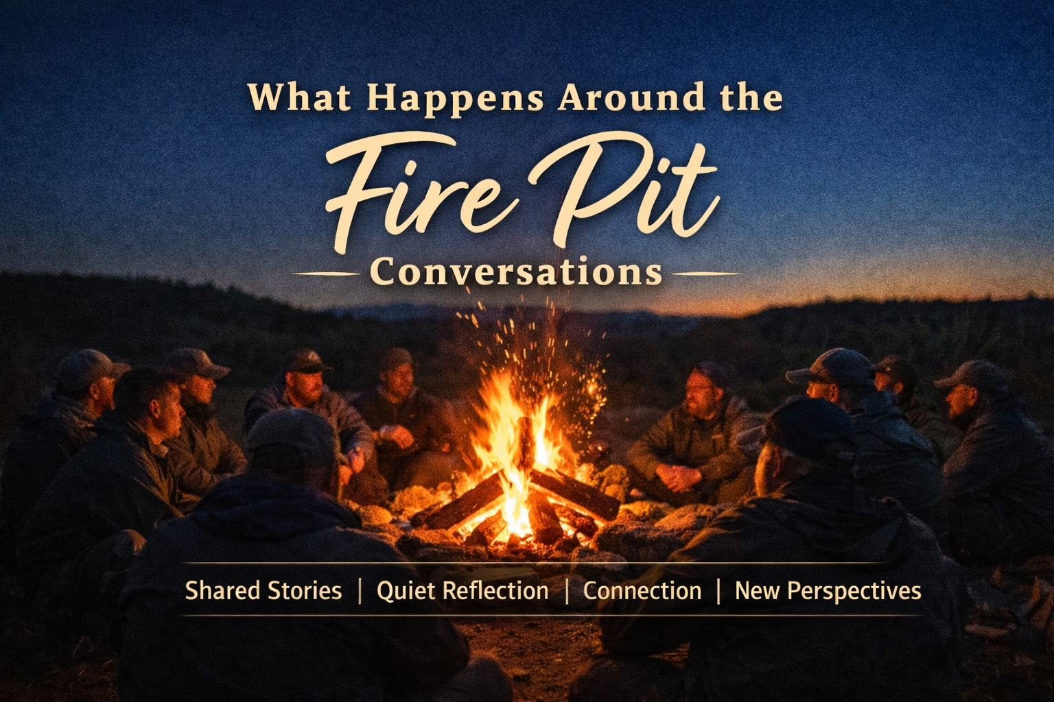 What Happens Around the Fire Pit Conversations